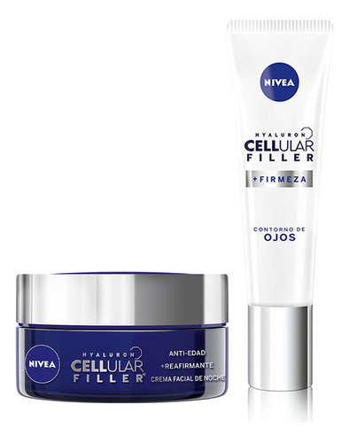 Nivea Cellular Filler Crema Noche + Contorno De Ojos