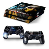 Skin Playstation 4 Fat Ps4 Adesivo Mortal Kombat X 10