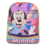 Mochila Minnie Mouse Stars Gonna Shine Estampado Rosa 159071 Primaria Ruz Diseño De La Tela Relieve