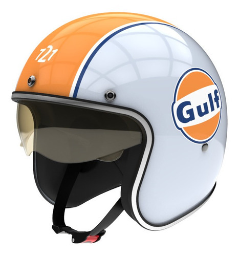 Casco Abierto Hawk 721 - Gulf  Xl - Gcdc Olivos