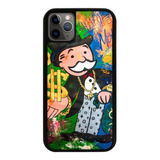 Funda Protector Para iPhone Diseño Millonario Monopoly 