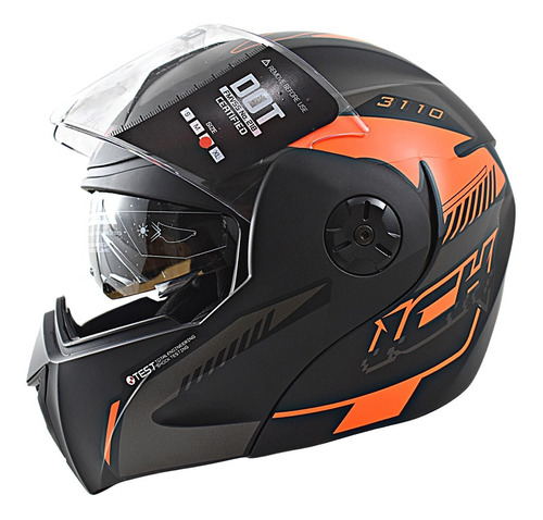 Casco Moto Abatible Ich Certificado Dot Oferta