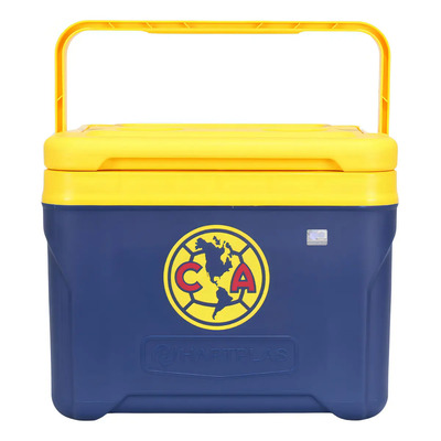 Hielera Hartplas Club America 13 Qt Azul 18 Latas Con Porta Latas | Meses sin interés