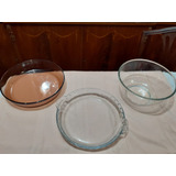 Bowls En Vidrio Antiguo Pirex 3 Unidades 