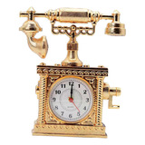 Reloj De Mesa Vintage Para Teléfono, Estatua Decorativa,