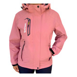 Chaqueta Corta Viento Impermeable Premium Wild Travel Mujer