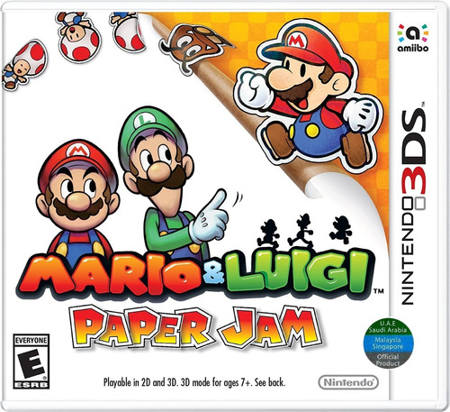 Mario Y Luigi Paper Jam 3ds Original Y Sellado