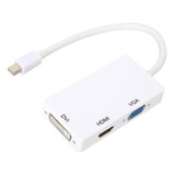 Convertidor Dp 3 En 1, Adaptador De Cable Minidp A Hdmi, Dvi