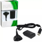 Bateria E Cabo Usb Para Controle Xbox 360 7600 Mah Knup 