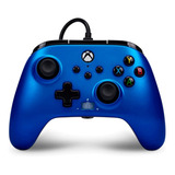Controle Azul Para Xbox One Powera Com Fio - Sapphire Fade