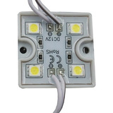 Modulo Led 5050 X4 12v Dc 120° Blanco Exterior Supli Avisos