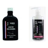 Gel Barbear 500g G10 C 6 Un+loção Pós Barba G10  240ml C 