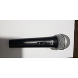 Microfone Shure Sv100-w Dinâmico  Cardióide Preto/prateado