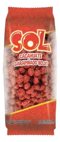 Cacahuate Garapiñado Rojo 1 Kg Sol 