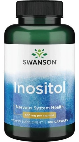 Inositol 650mg 100 Tabletas Relacionado Con La Vitamina B