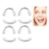 4×carilla Dental Sonrisa Perfecta Instantánea Diente Blancos
