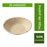 Set 25 Bowls De Hoja De Palma 100% Biodegradable 18cm/7 
