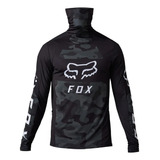 Jersey Fox Modelo Ranger Drive Black Camo Krux Motocross Bmx