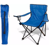 Sillon Director De Camping Con Apoyabrazos Y Posavasos Funda