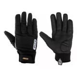 Guantes Moto Punto Extremo Softshell T/ Neoprene Frio - Fas! Color Negro Talle Xxl