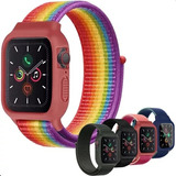 Correa Extensible Para Apple Watch Serie Se/6/5/4/3/2/1 Tela