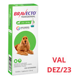 Bravecto Transdermal 500mg Cães 10 A 20kg - Original