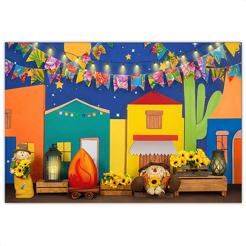 Painel Fotográfico Festa Junina Em Tecido 2,2x1,5m - Fjn-169