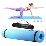 Colchoneta Mat 4 Mm Yoga Pilates Enrollable Gym + Bolso
