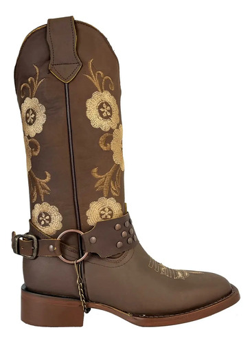 Bota Rodeo Horma Bulldog Bdp 7723 D9 Laton E6 Piel Bovino