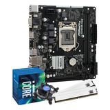 Kit Intel Core I3 9100f + Placa Mãe H310 + 16gb + Cooler