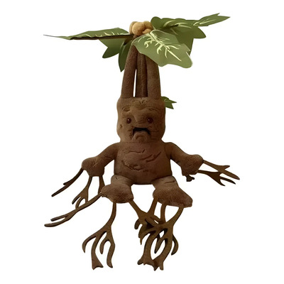 Planta De Mandragora Muñeco De Peluche Juguete Marrón Oscuro | MercadoLibre