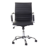 Sillón Aluminium Bajo Tapizado Regulable - Negro 