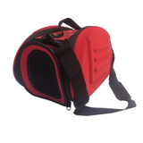 Bolso Cargador Maletin Guacal Mascotas Perro Gato Plegable P Color Rojo