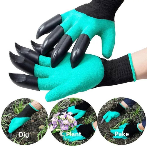 Envío Gratis Guantes Con Garras Jardinería Con 8 Garras