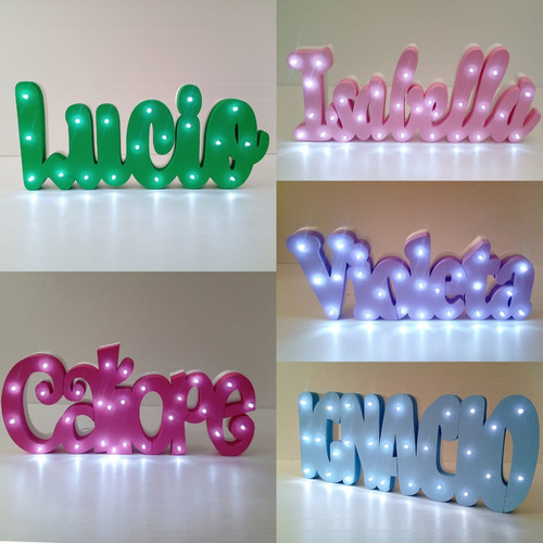 Nombres Con Luces Led En Polyfan