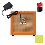 Orange Amps Crush Mini 3w Guitar Combo Amplificador Bundle .