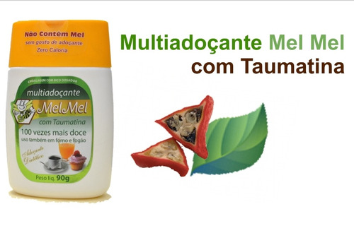 Adoçante Multiadoçante C/ Taumatina - Adoça 100x  Não Amarga