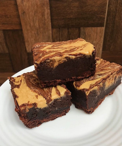 Brownies Peanut Butter Crema De Cacahuate Artesanal