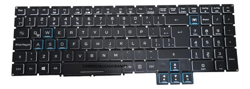 Teclado Acer Predator Helios 700 Ph717-71 72 Rgb Iluminado