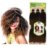 Cabelo Afro Black Cacheado Curto Bio Fibra Premium Hair