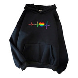 Moletom Blusa Lgbt Pride Coração Batimentos Cardíacos