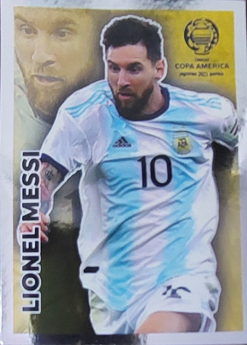 Lamina De Sticker Lionel Messi Copa America Preview 2021 