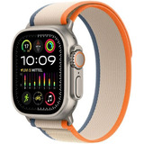 Apple Watch Ultra 2 Gps+cell Titânio 49mm Trail Laranja/bege