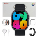 Smartwatch Serie 10 Ultra W69+ Plus Nfc 2gb Gps Wifi Amoled 