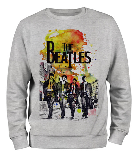 Buzo Gris The Beatles Colores Friza Invisible Premium