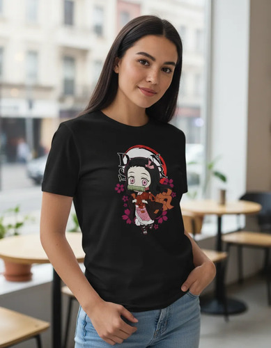 Playera Anime Kimetsu No Yaiba Demon Slayer Nezuko N11 A2
