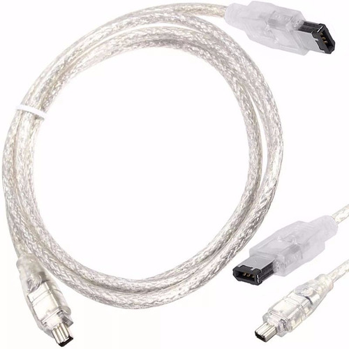 Cable Firewire 800 400 6p A 4p Ieee 1394a 90cm Camaras Pc