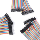 120 Cables Dupont Largos 20cm H-m, M-m, H-h. 