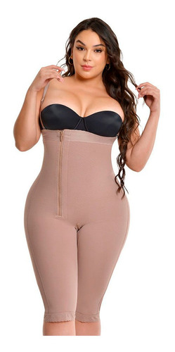 Faja Capri Strapless Cierre Lateral Bella Michell 6141 Cocoa