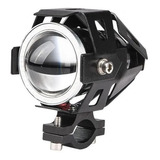 Faro Farol Cree Led U5 Aux 10w 2000lm Proyector Cuatri Moto